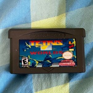 Vintage Tetris World Gameboy Advance Game